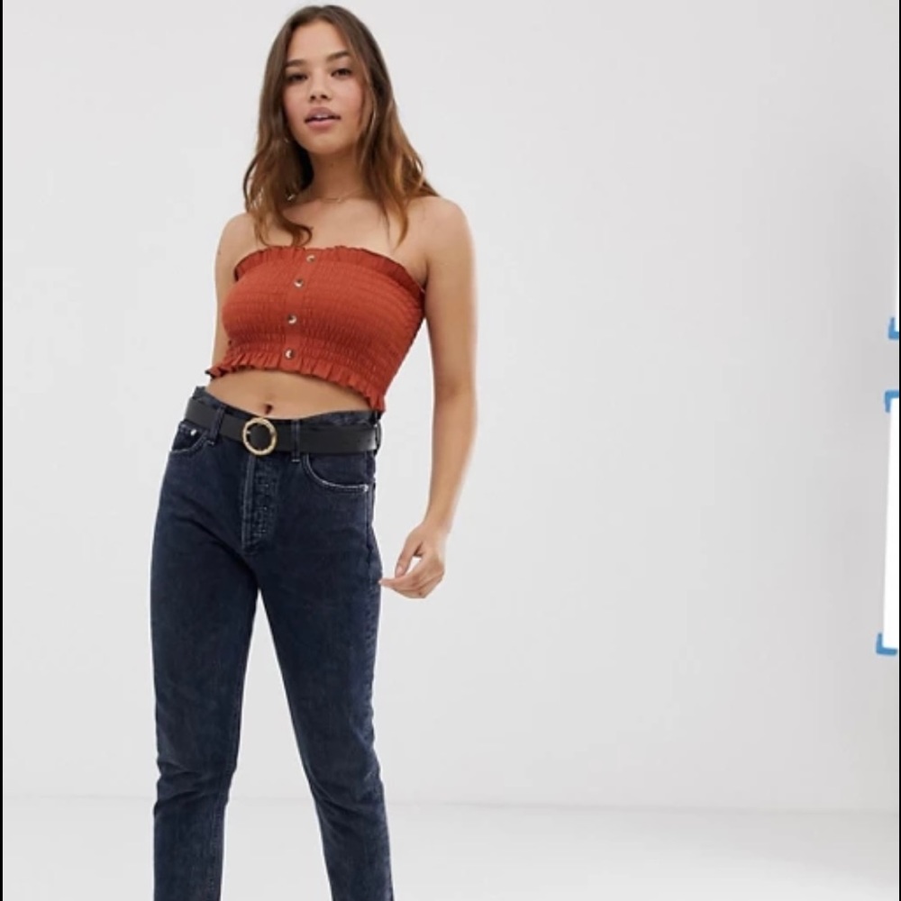 ASOS Design Shirred Bandeau